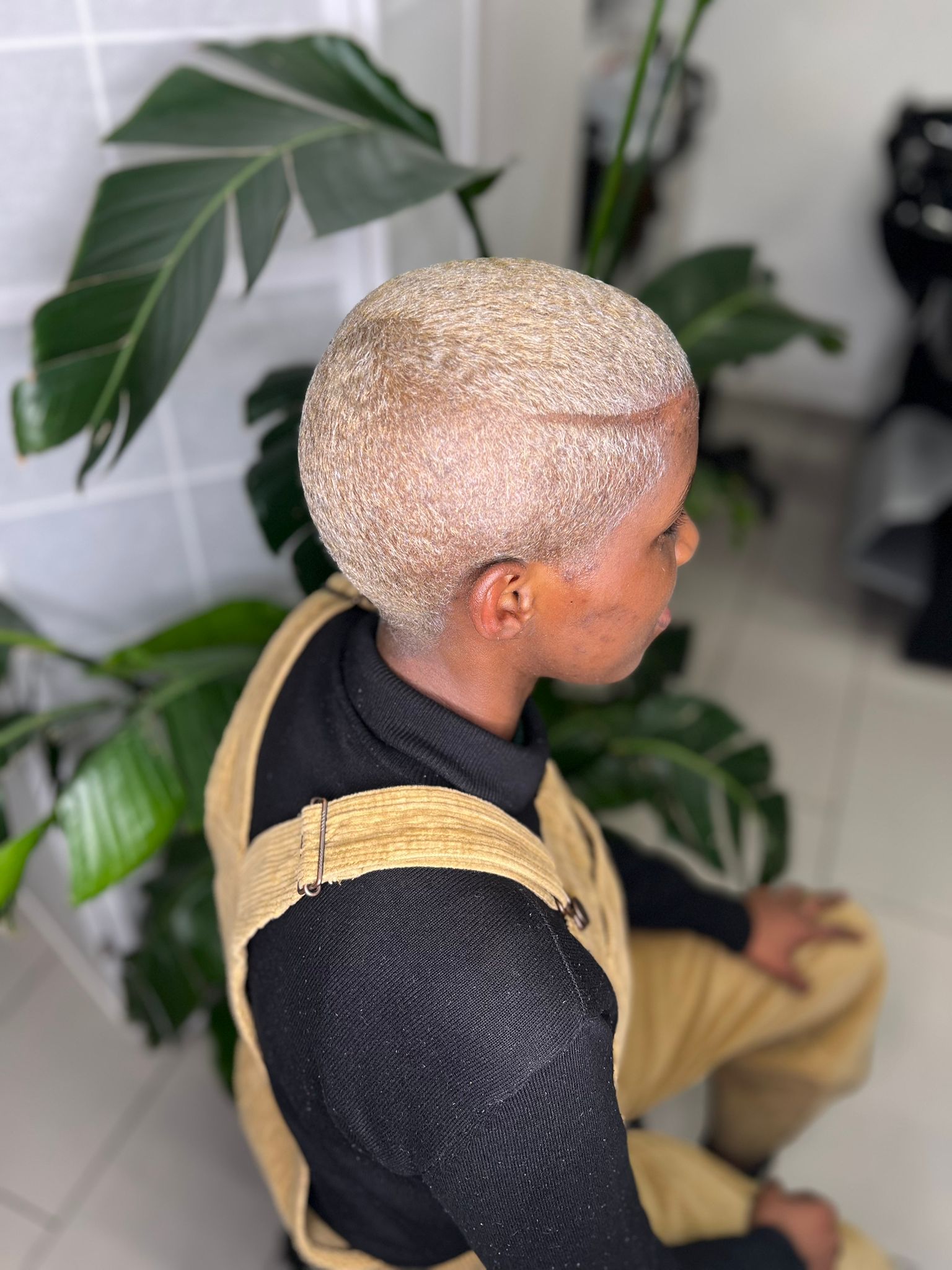 Cut and color hair result 2